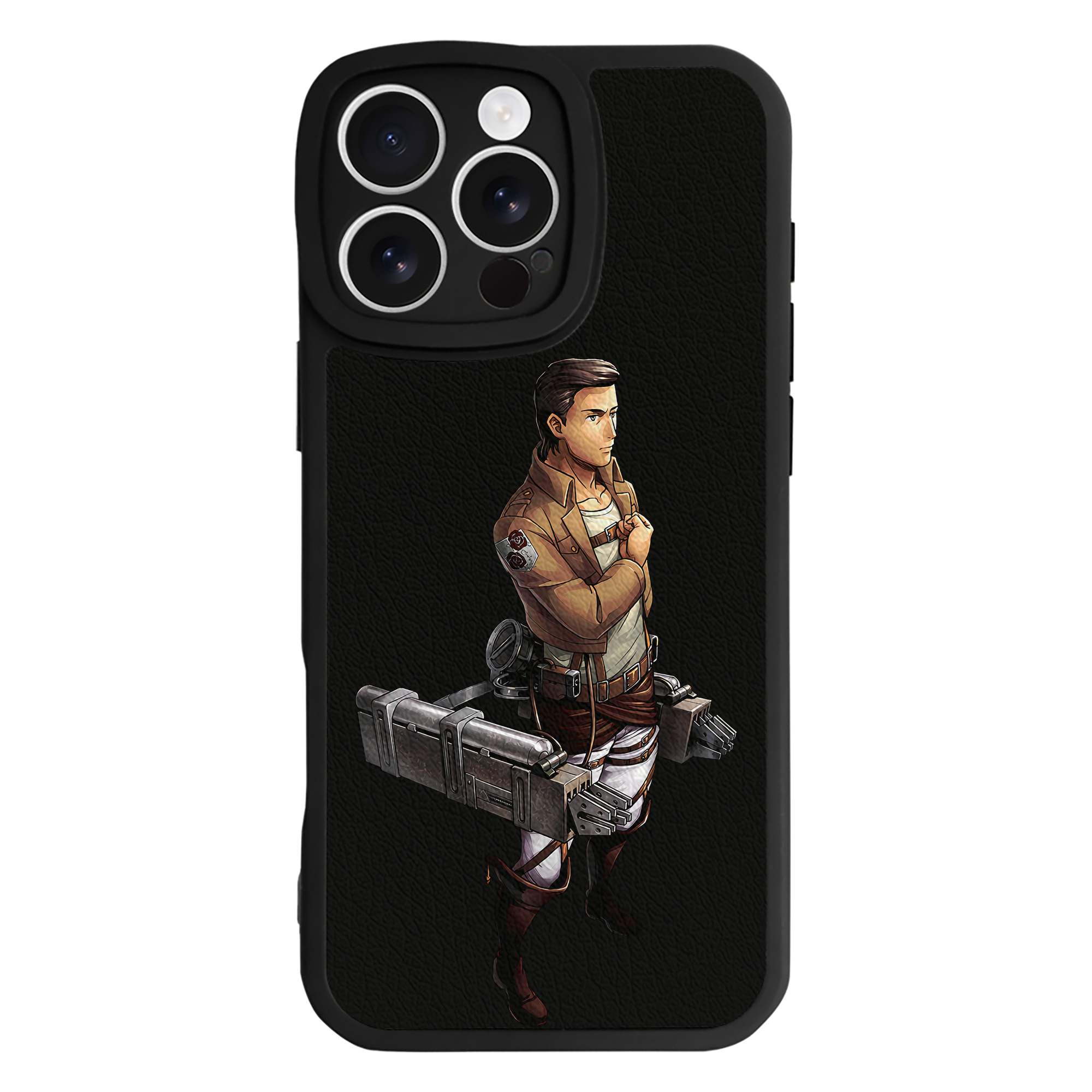 （画像用） 進撃の巨人 Attack on Titan 【iPhone 16シリーズ対応】シリコンスマホケース（レザー調） 材質：シリコン